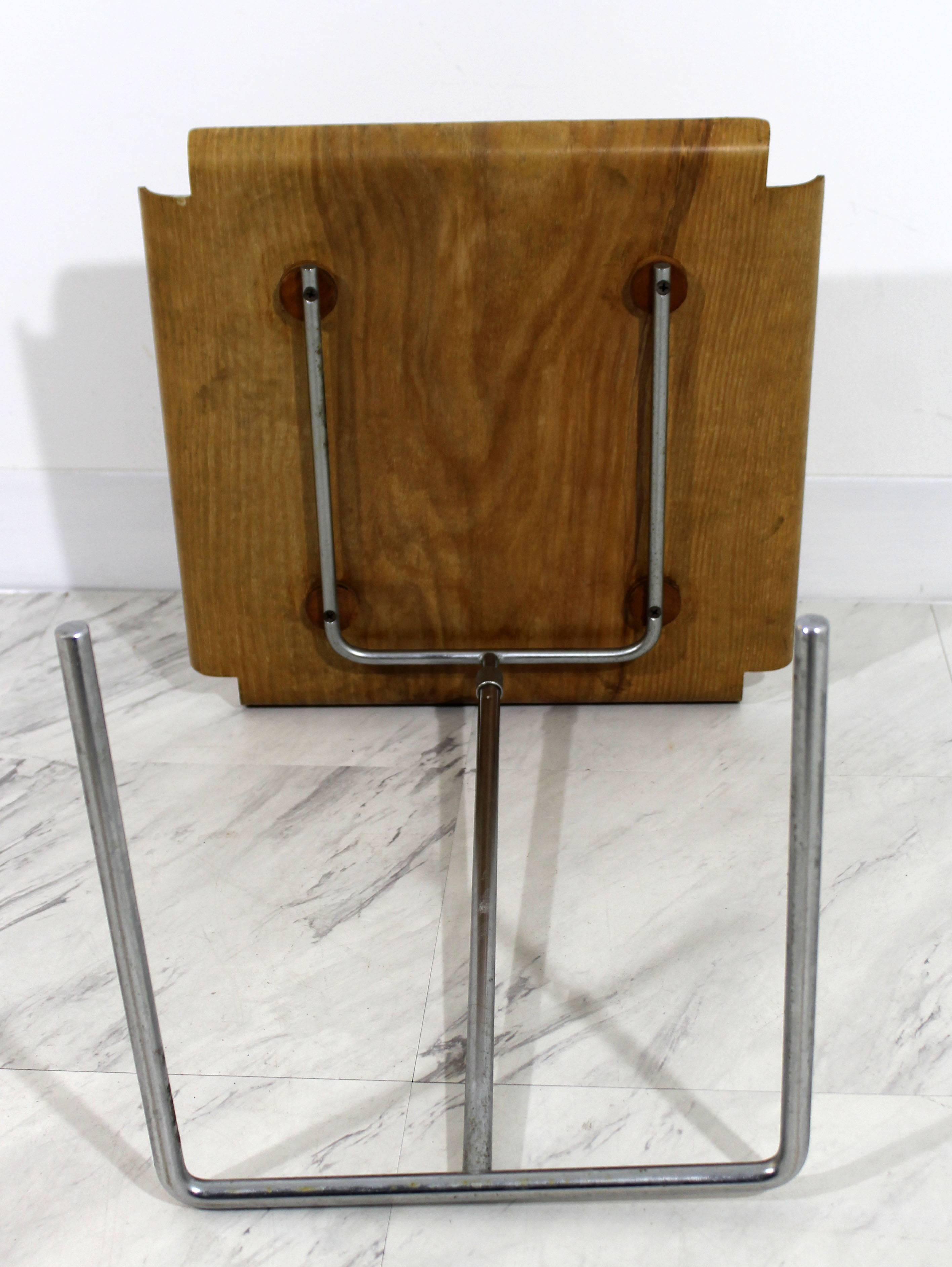 American Mid-Century Modern George Nelson Early Edition Side Tray Table, 1950s, Wood