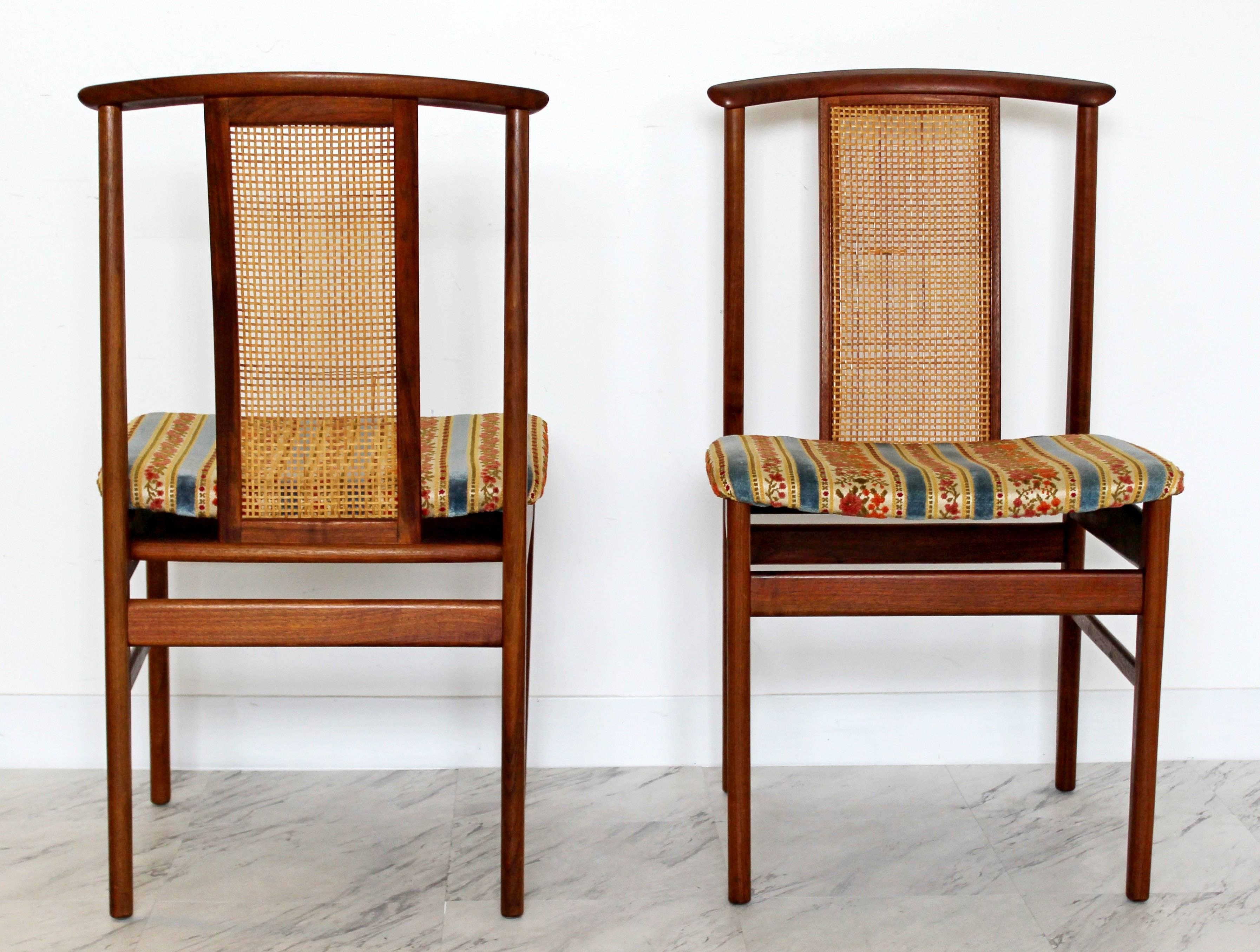 Mid-Century Modern Folke Olsson for DUX Set of Eight Side Dining Chairs, 1960s 1