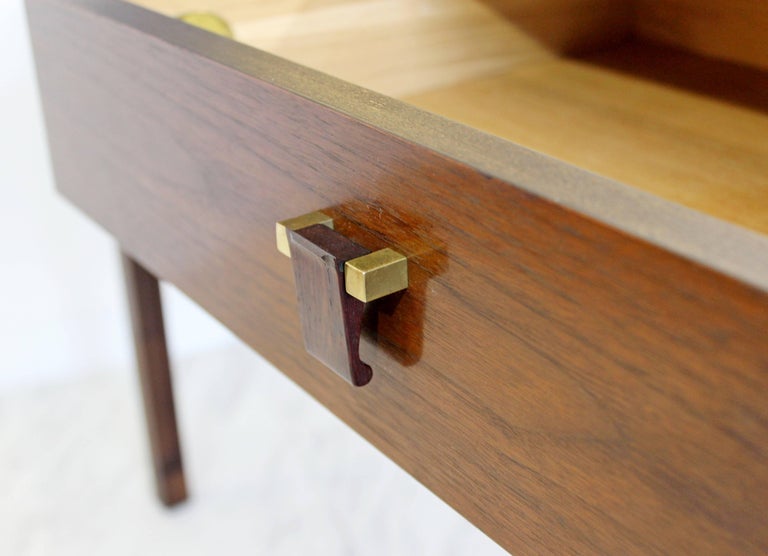 MidCentury Modern Edward Wormley for Dunbar Sofa Console Table Walnut