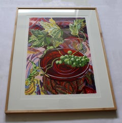 Treille Screenprint Numbered 3/60 by Janet Fish Framed