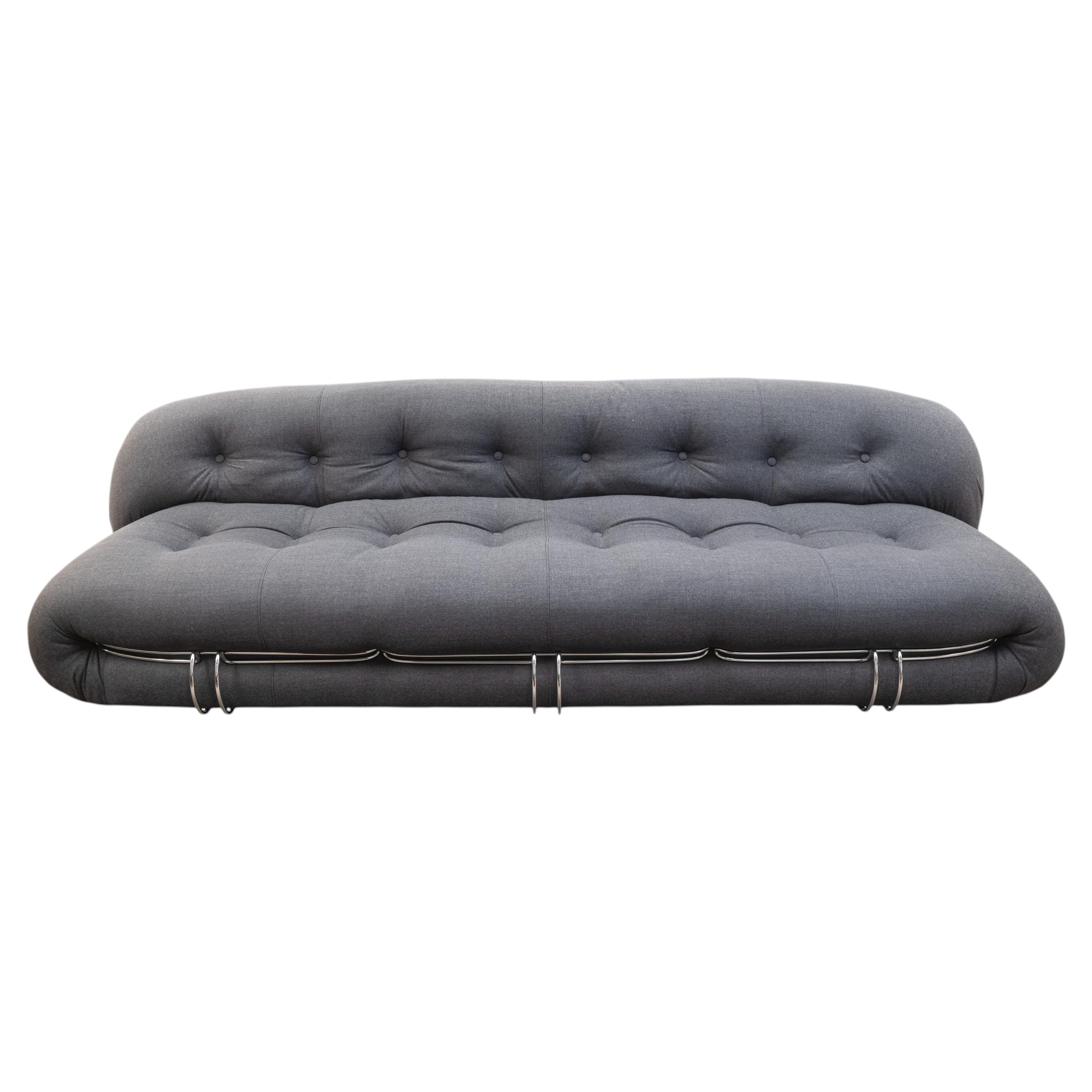 Soriana by Afra & Tobia Scarpa for Cassina Contemporary Sofa Made in Italy For Sale
