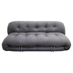 Soriana by Afra & Tobia Scarpa for Cassina Contemporary Loveseat Made in Italy