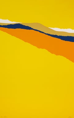 Richard Kozlow, „Maroc“ – signierter moderner minimalistischer Siebdruck auf Papier, 57/100, ungerahmt