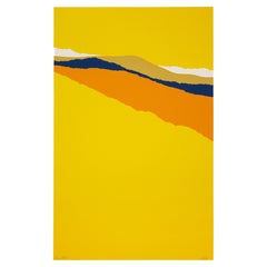 Richard Kozlow, „Maroc“ – signierter moderner minimalistischer Siebdruck auf Papier, 57/100, ungerahmt