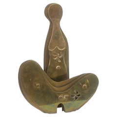 Modernist Brass Sculpture or Barware Accessory Vienna Secession / Art Deco Style
