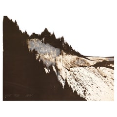 Richard Kozlow, Untitled (Black & White Landscape) Signed Lithograph AP Print