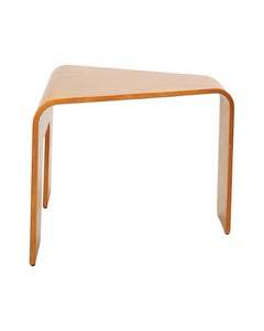 Vintage 1970s Ekornes Stressless Triangular Bentwood Coffee Table