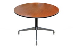 Herman Miller Round Rosewood Pedestal Dinette Table