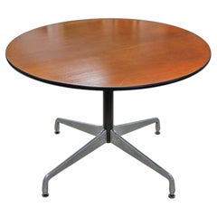 Herman Miller Round Rosewood Pedestal Dinette Table