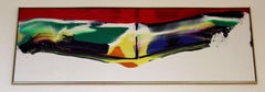 Mid-Century Modern Original Paul Jenkins Abstract Acrylic Painting with COA