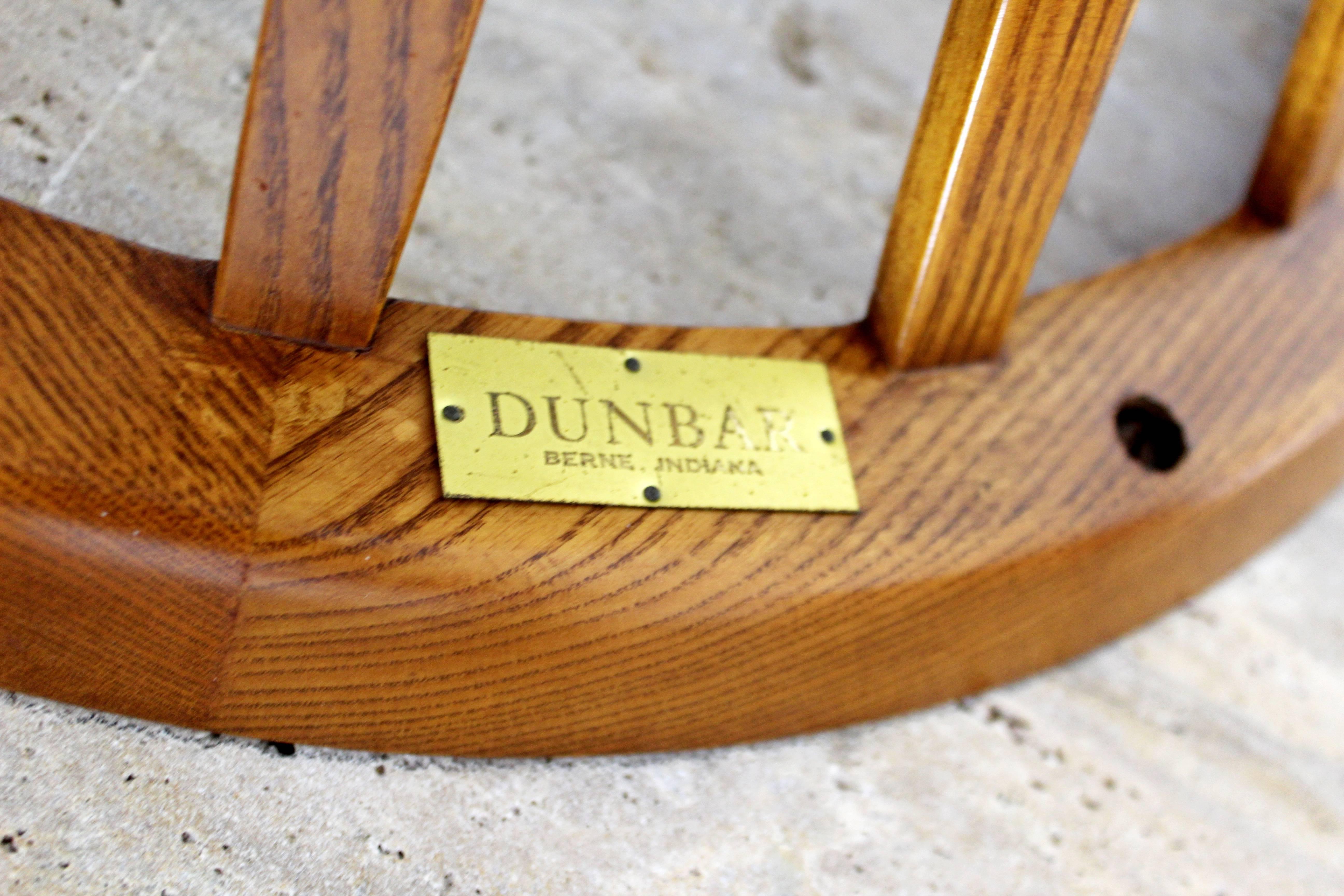 Mid-Century Modern Dunbar Wheat Sheaf Marble and Wood Round Coffee Table 4
