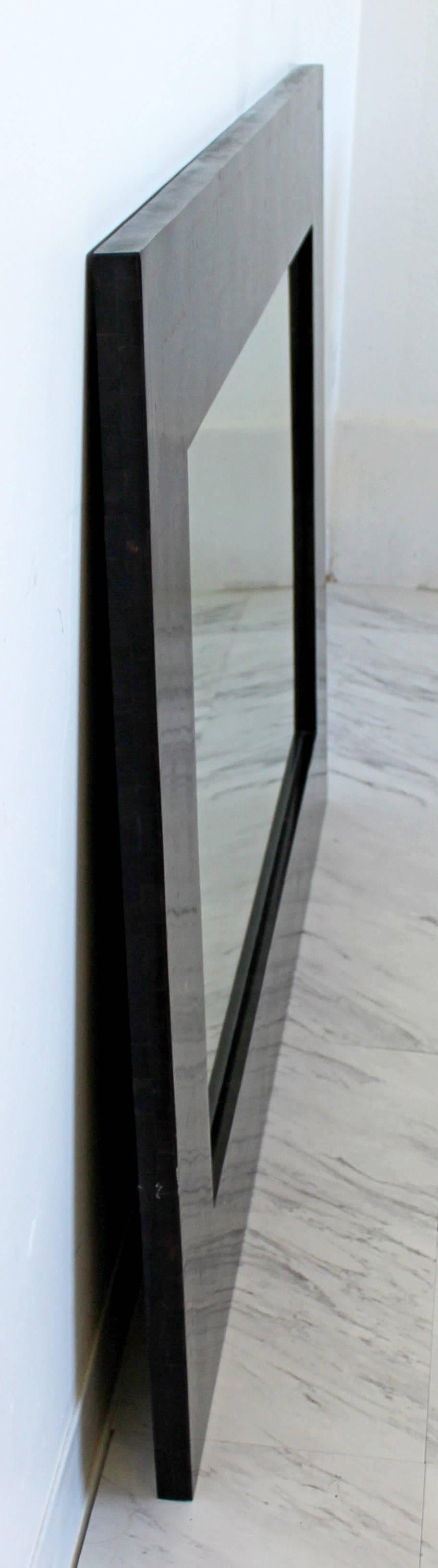 Mid-Century Modern Maitland-Smith Large Pen Shell Inlay Hanging Wall Mirror 1