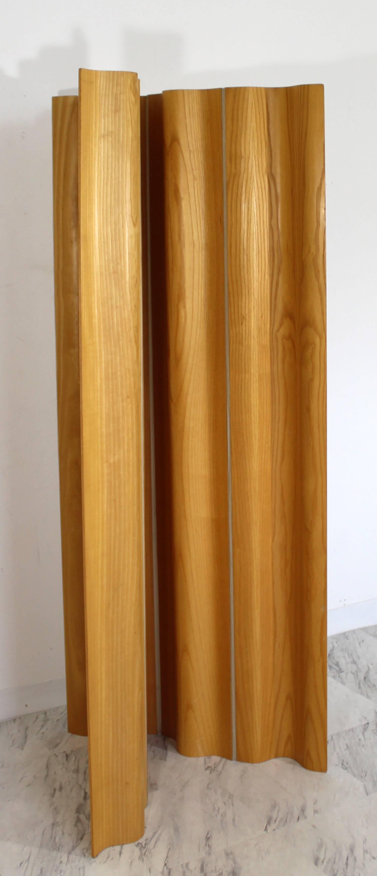 American Herman Miller Eames DWR Plywood Ash Tall Folding Screen Room Divider