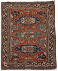 Beutiful Hand-knotted Vintage Caucasian Sumac