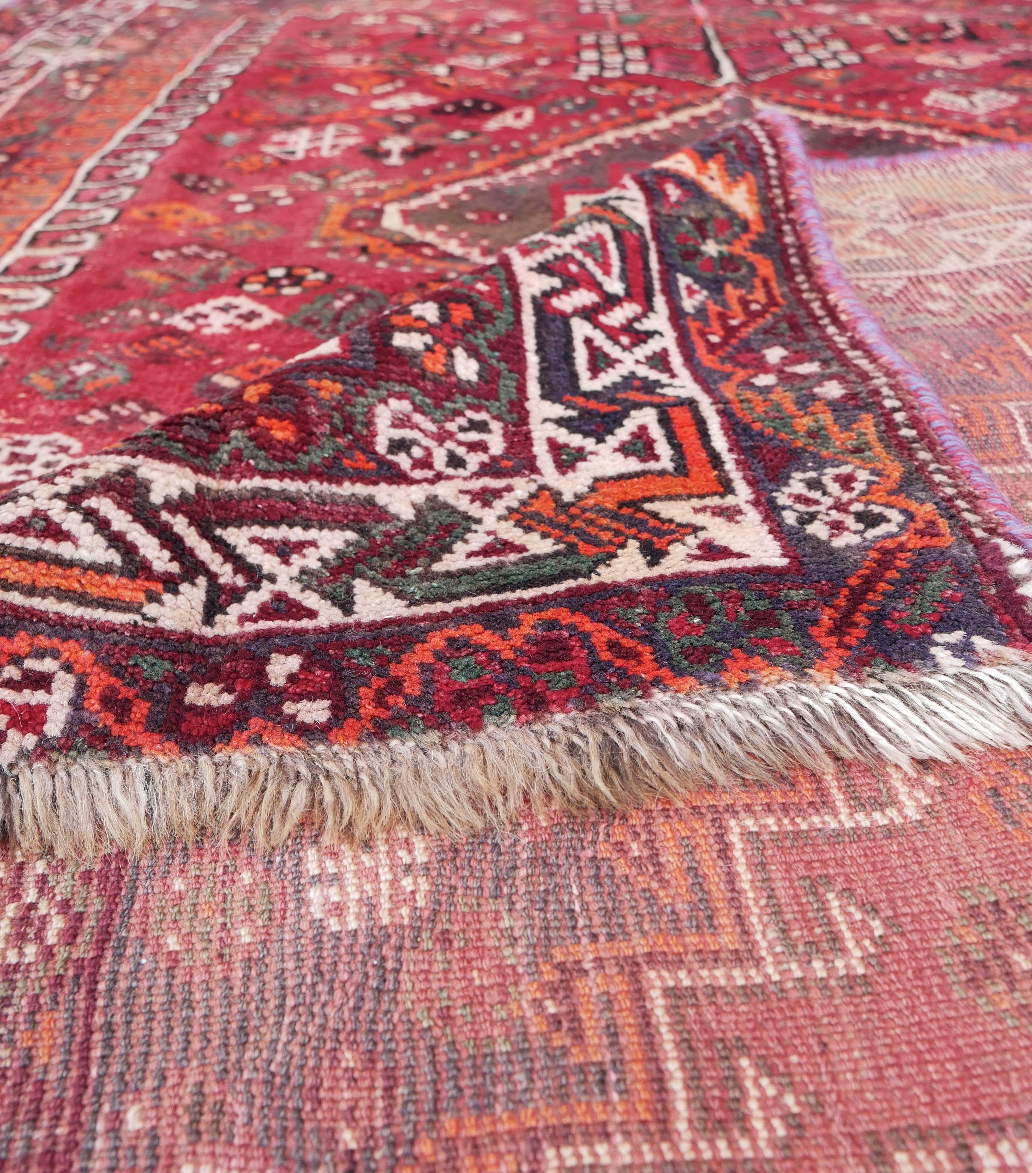 Vintage Persian Rug  8 x 5.3 feet. 1