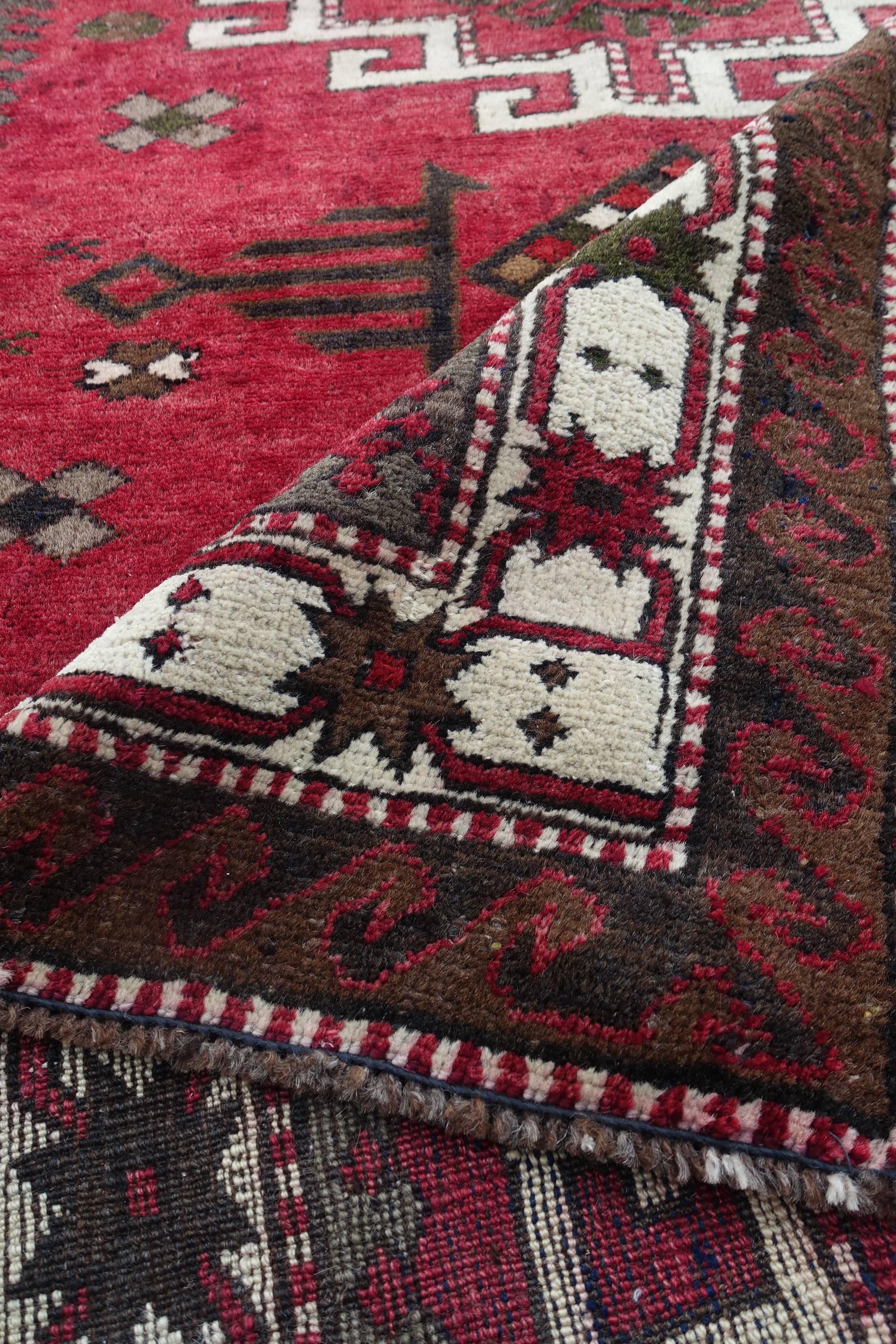 Wool Mid-20th Century Turkish Kars Kazakh Rug