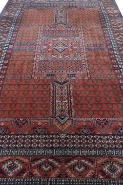 Large 20th Century Turkmen Design: Ersari Hachlu
