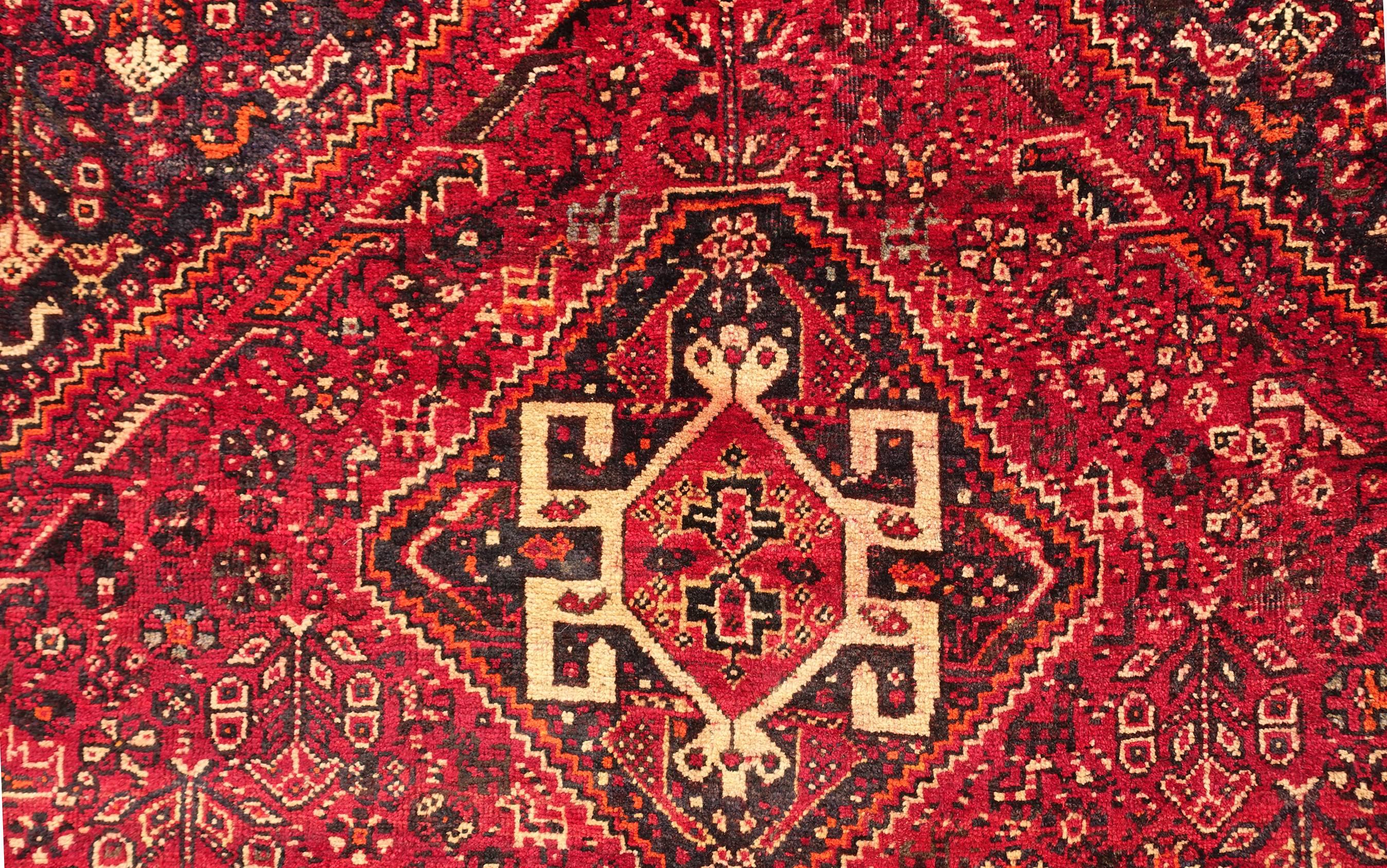 Vintage Persian Shiraz Carpet 2