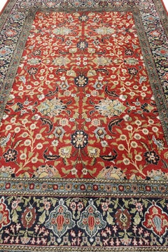 Vintage Wool Turkish Hereke Carpet