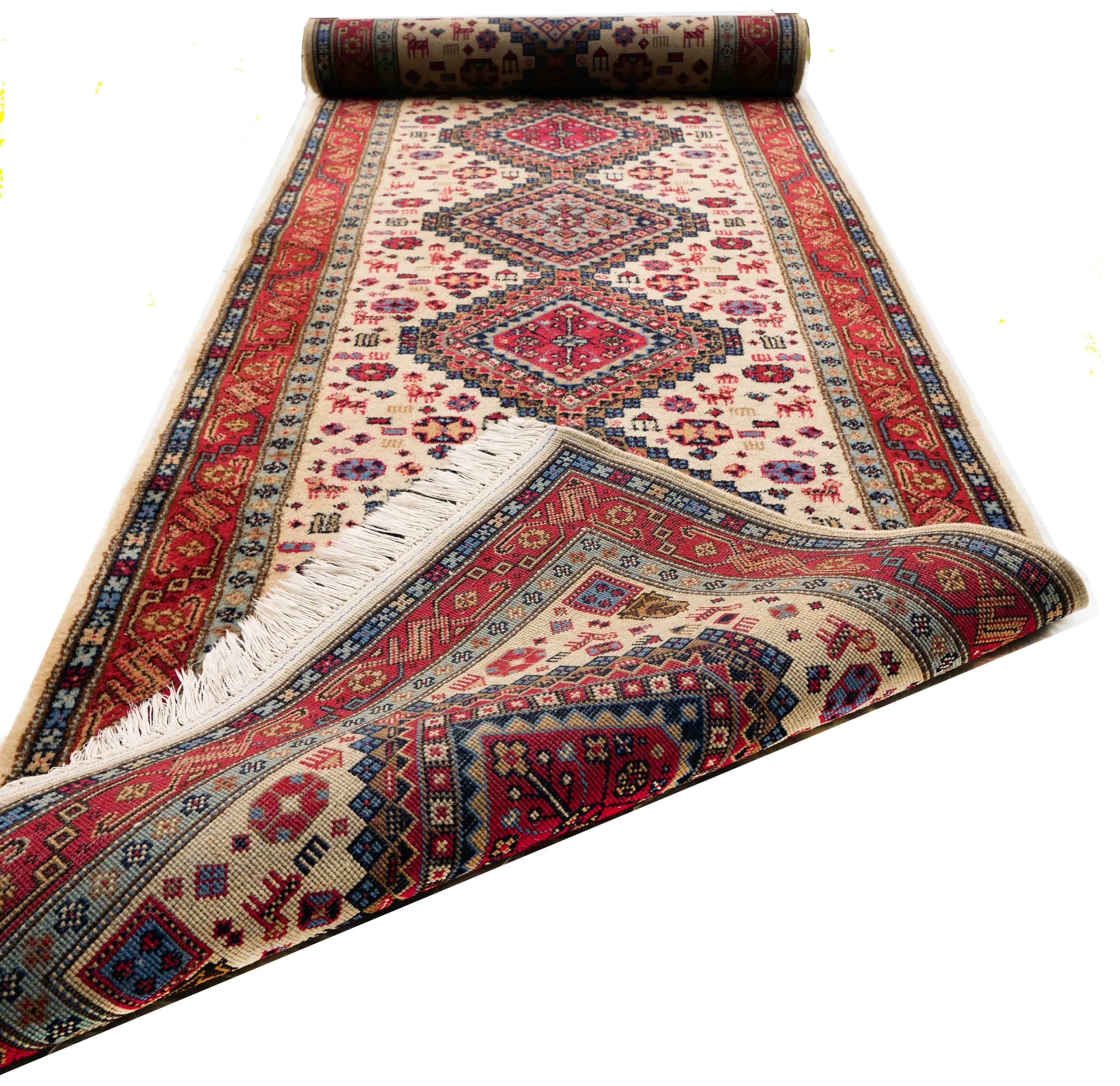 Beautiful Contemporary Persian Tabriz Runner For Sale 3