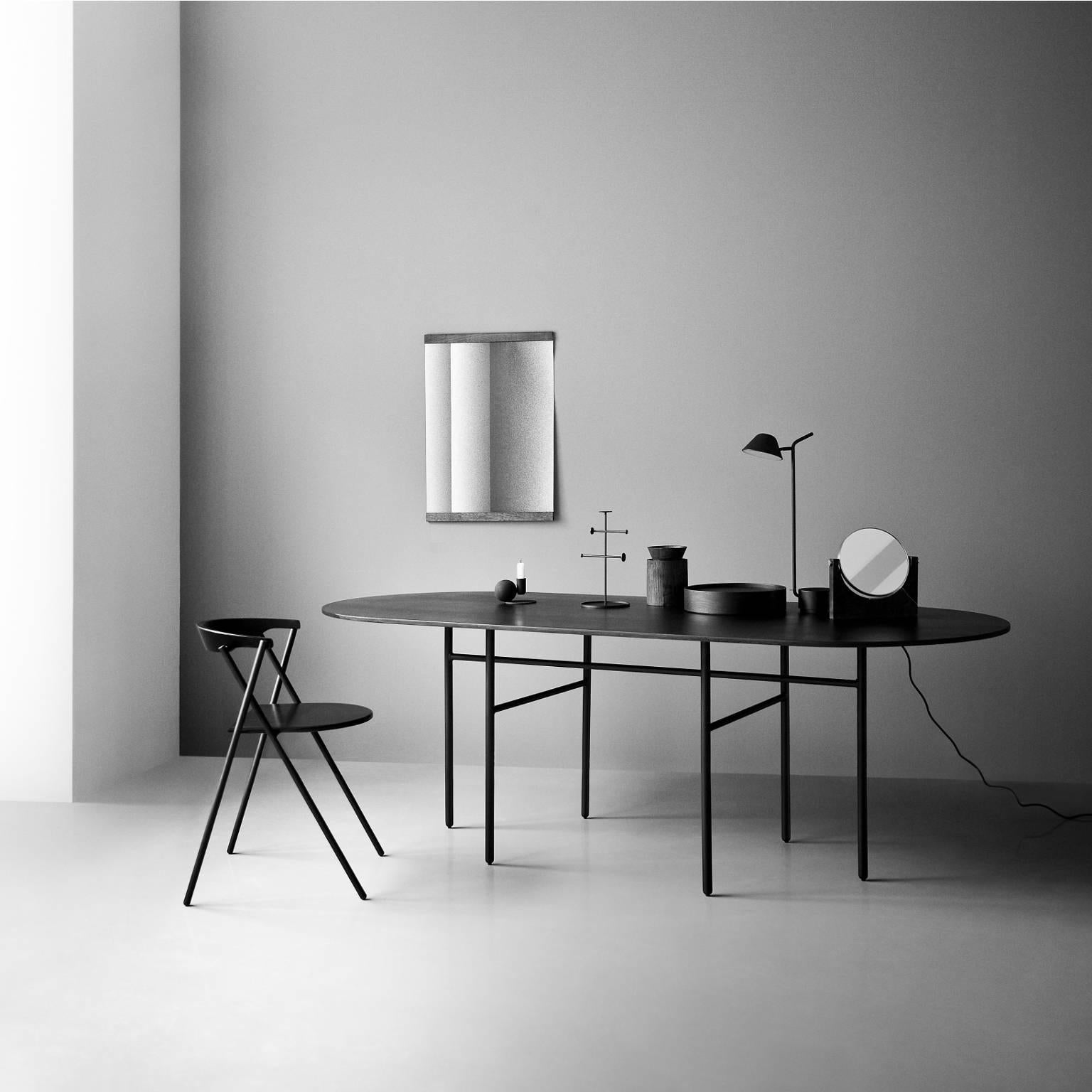 Thoroughly tested by founder and creative management.

Originally Norm Architects designed a table especially for Bjarne Hansen – the creative director and founder at Menu. The table was meant for Bjarnes living room at home. While at it, Norm