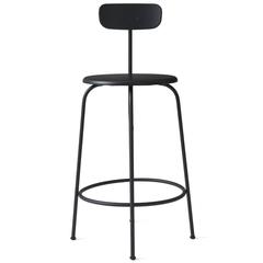 Counter Chair by Afteroom, Black Steel Frame with Painted Wood Seats