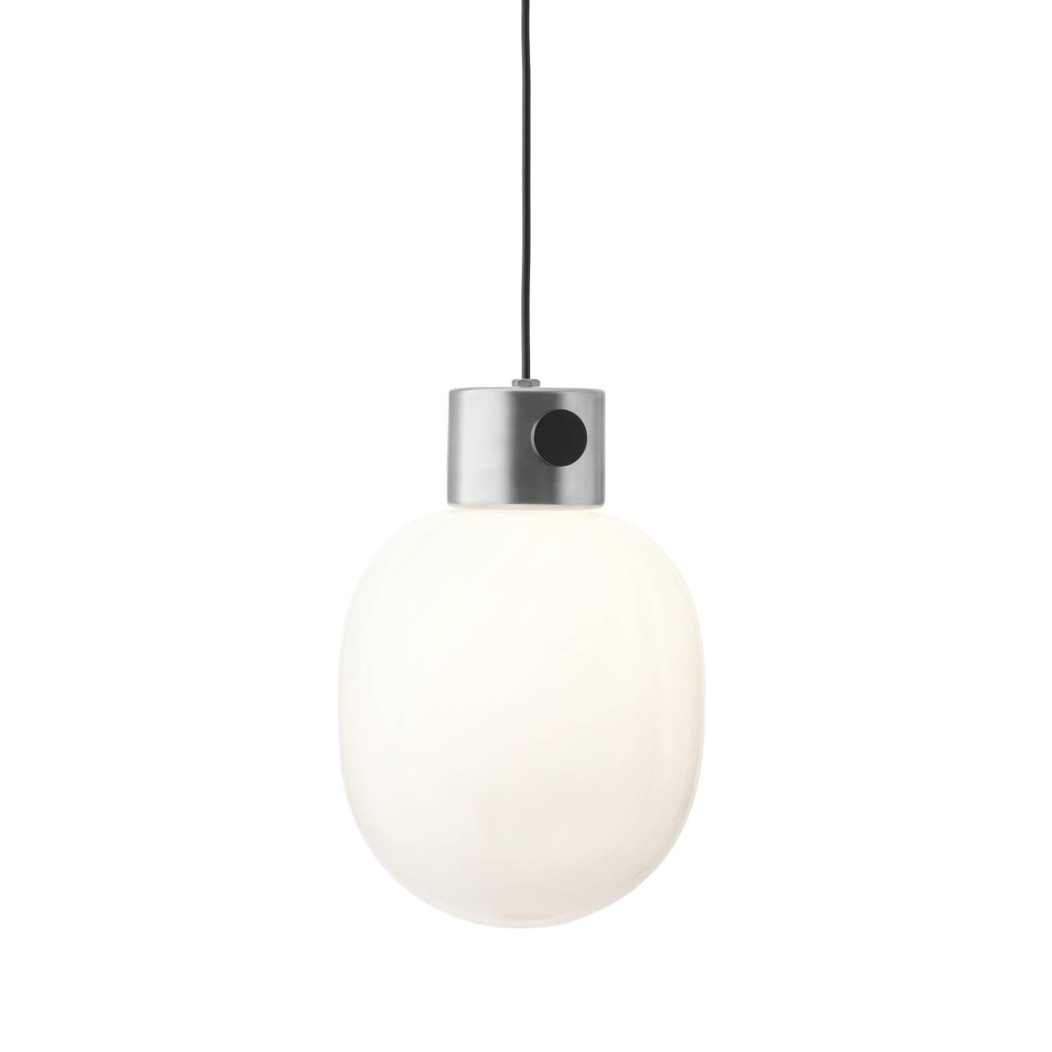 JWDA pendant is part of a series of lamps inspired by traditional oil lamps. The lamp is made from honest materials – metal and glass – ennobled by the refinement of its design. Simplified and reduced of clutter to its essence, JWDA is a Minimalist