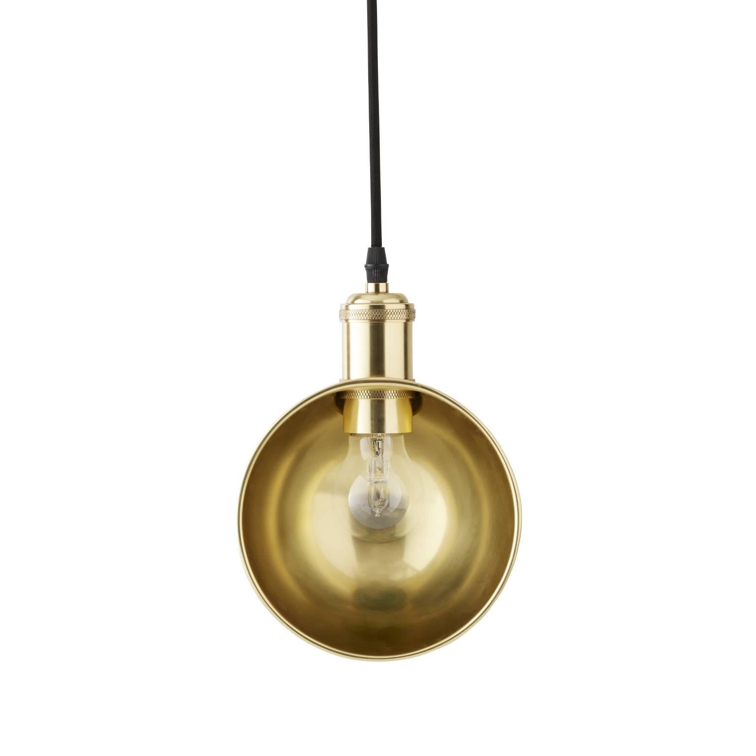 Tribeca Duane Pendant by Søren Rose, Brass and Steel Pendant Lighting (Skandinavische Moderne)