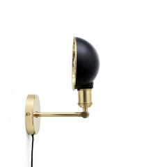 Tribeca Walker Wall Lamp by Søren Rose, Brass & Steel Wall & Ceiling Lighting