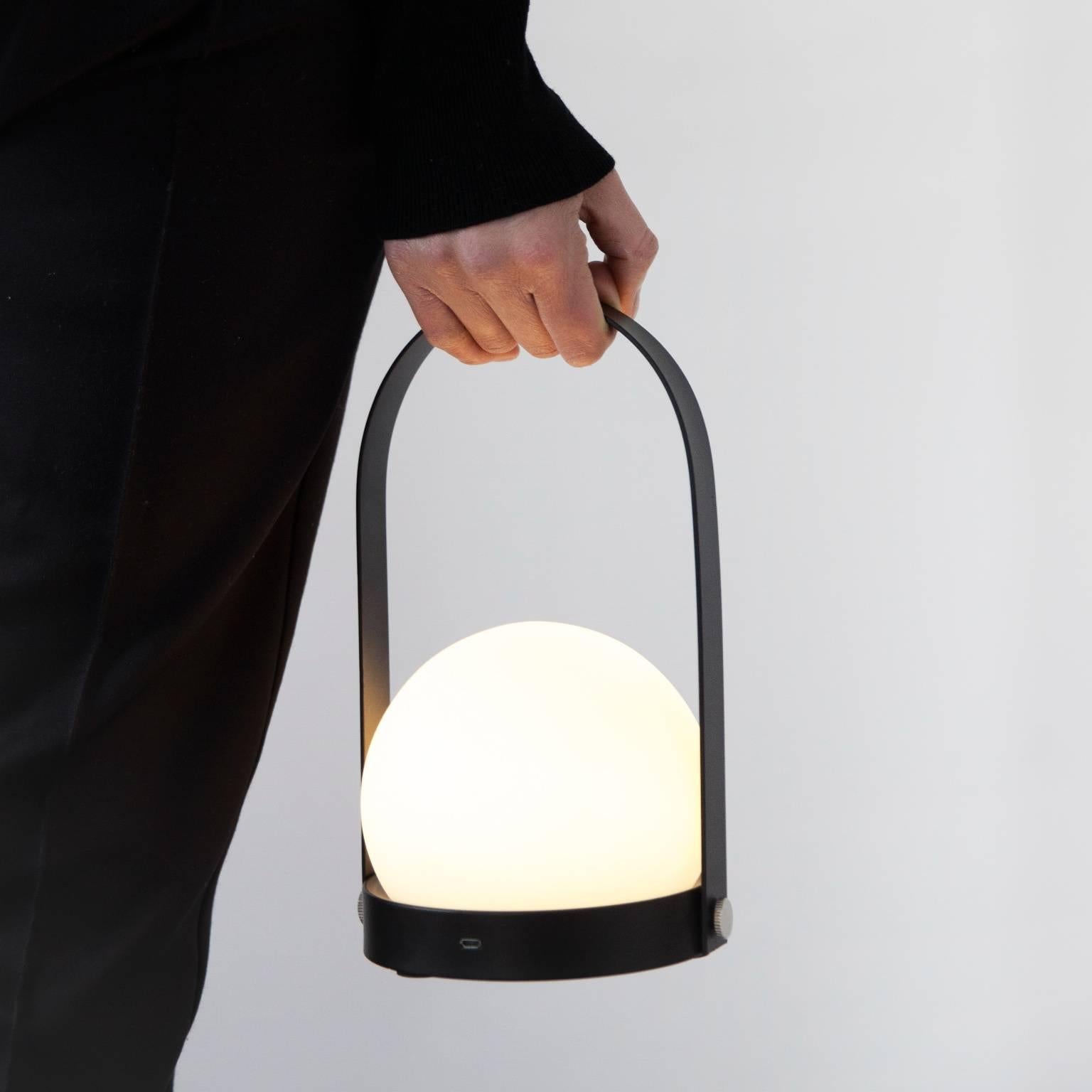 Carrie Portable Led Lamp by Norm Architects, Dimmable Mood Lighting on the Go For Sale 1