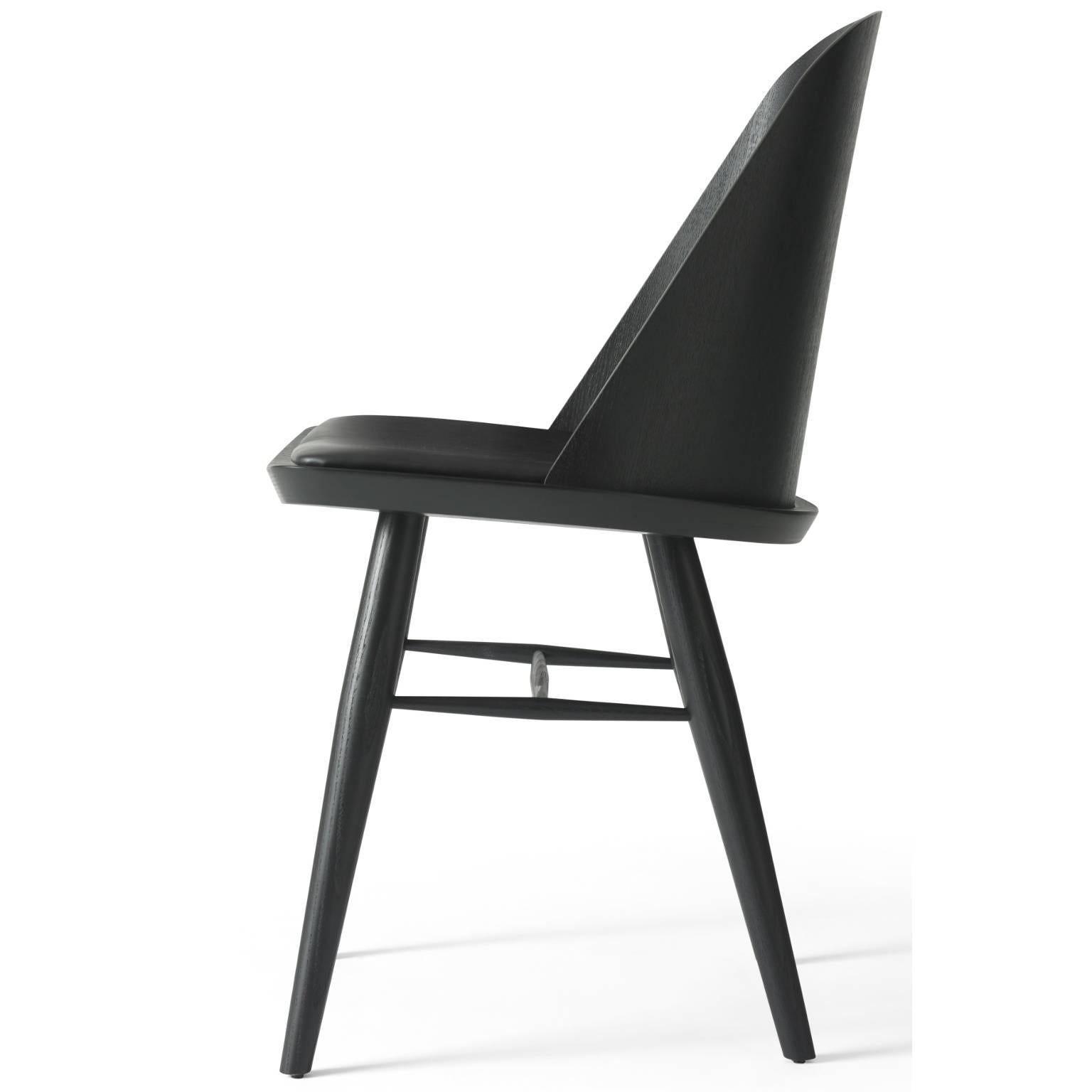 Less is more with Synnes chair, a distinctively modern take on the classic Scandinavian dining chair from one of the region's most exciting young designers, Falke Svatun. The chair came to life when the Norwegian had the idea of inserting a sheet of