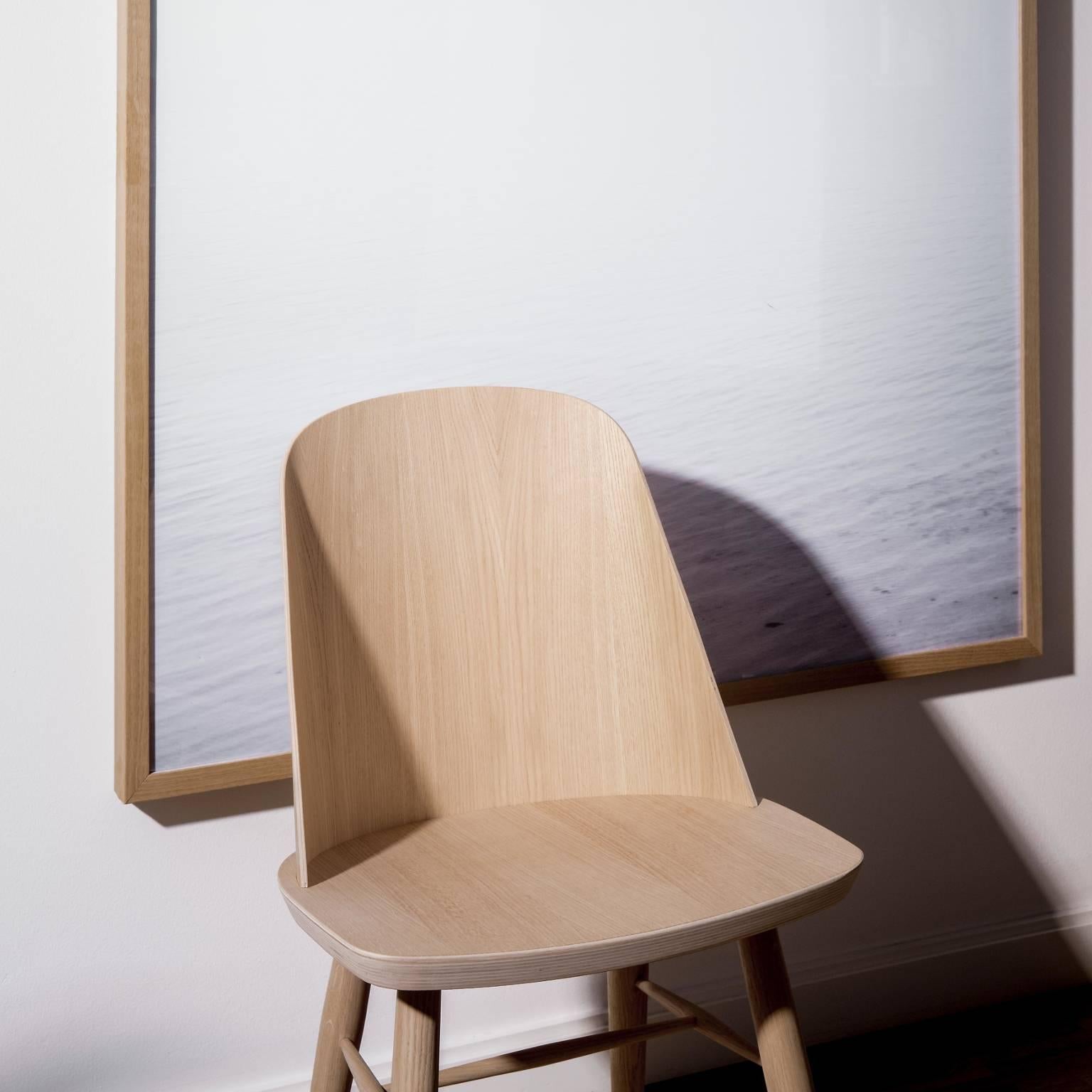 Latvian Synnes Dining Chair by Falke Svatun, Natural Oak For Sale
