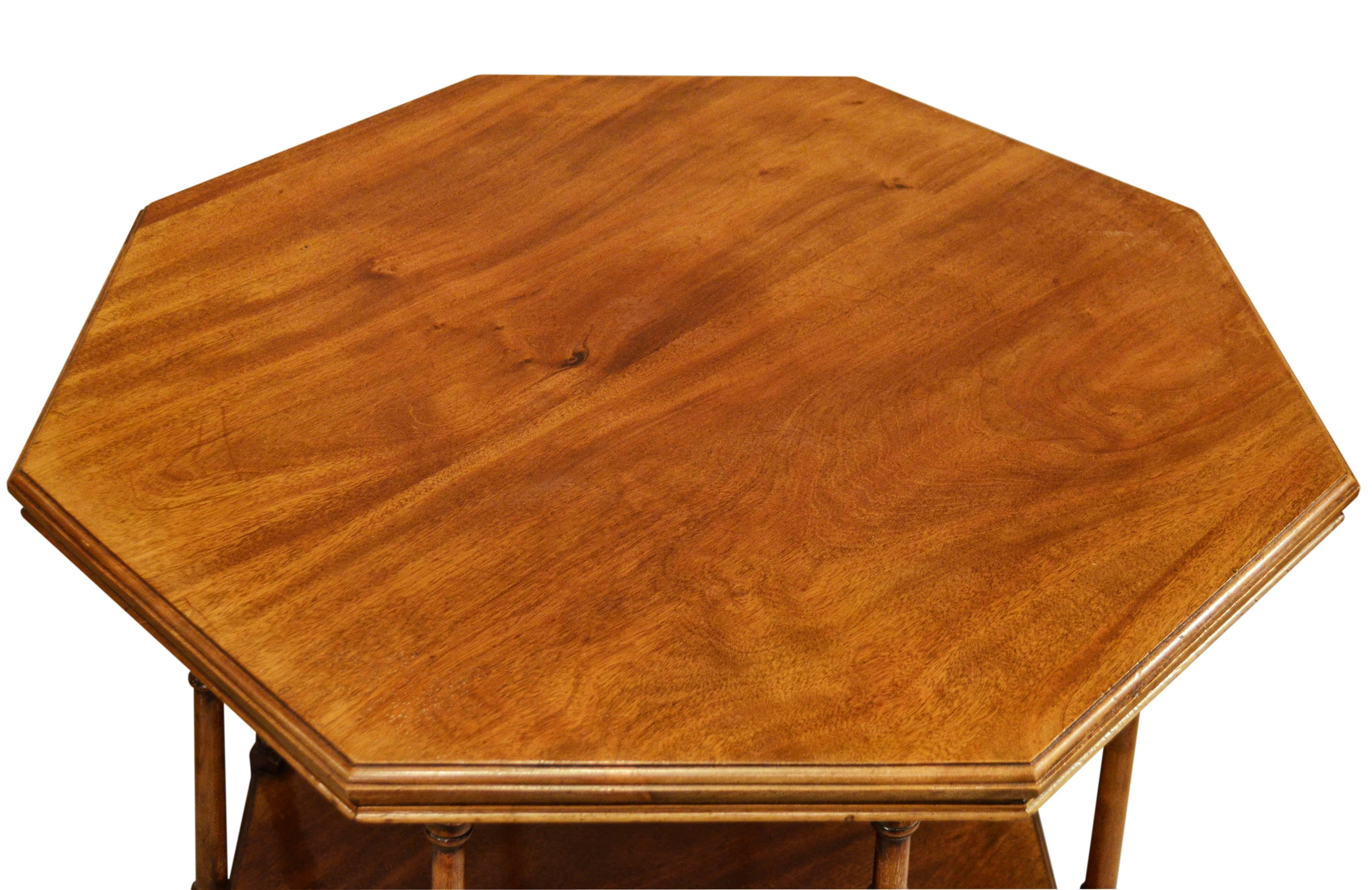 A late 19th century Aesthetic Movement mahogany centre table in the manner of E.W.Godwin, circa 1880.