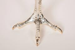 Anthony Redmile African Black Ostrich Egg Candlesticks on Eagle Claw Feet