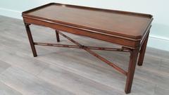 Arthur Brett Mahogany Cut Corner Coffee Table