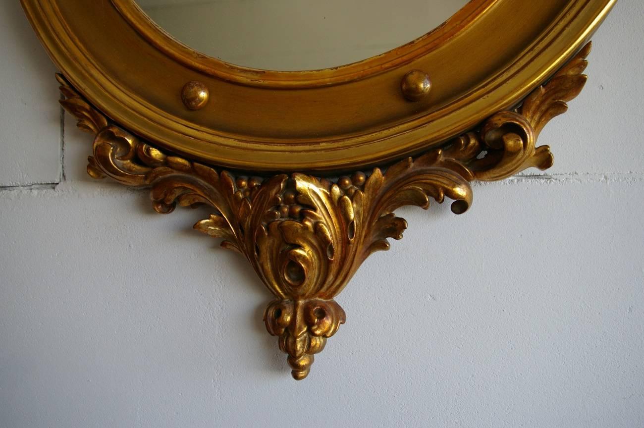 Great Britain (UK) Early 20th Century Gold-Plated Eagle Mirror