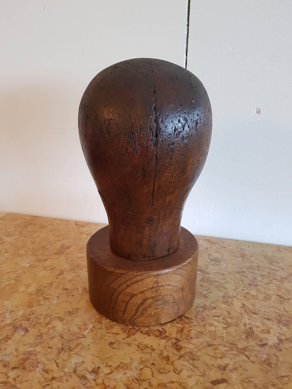 antique wig stand