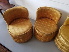 Set of Four Vintage English Salon Chairs by Sherborne, 1960s-1970s