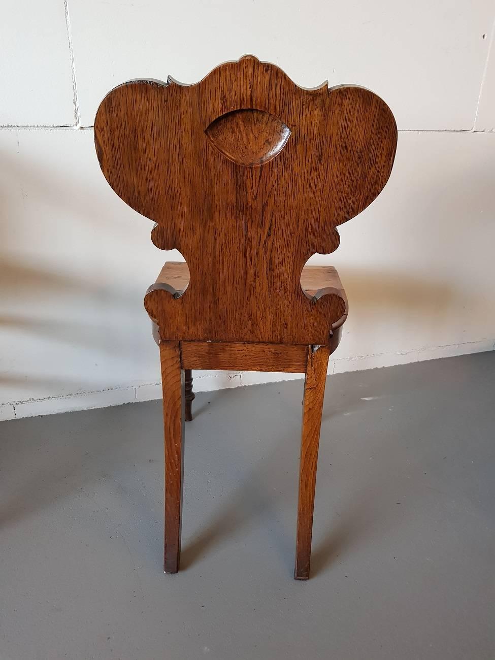 Hand-Crafted Late 18th Century English Oak Chair
