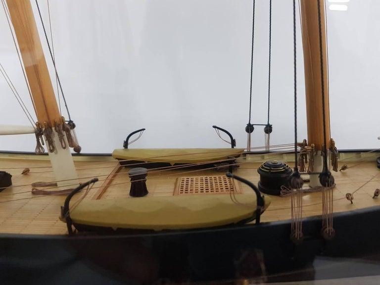 20th Century Model Ship of the 1851 America's Cup Yacht 