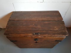 18th Century Dutch Pinewood Blanket Chest
