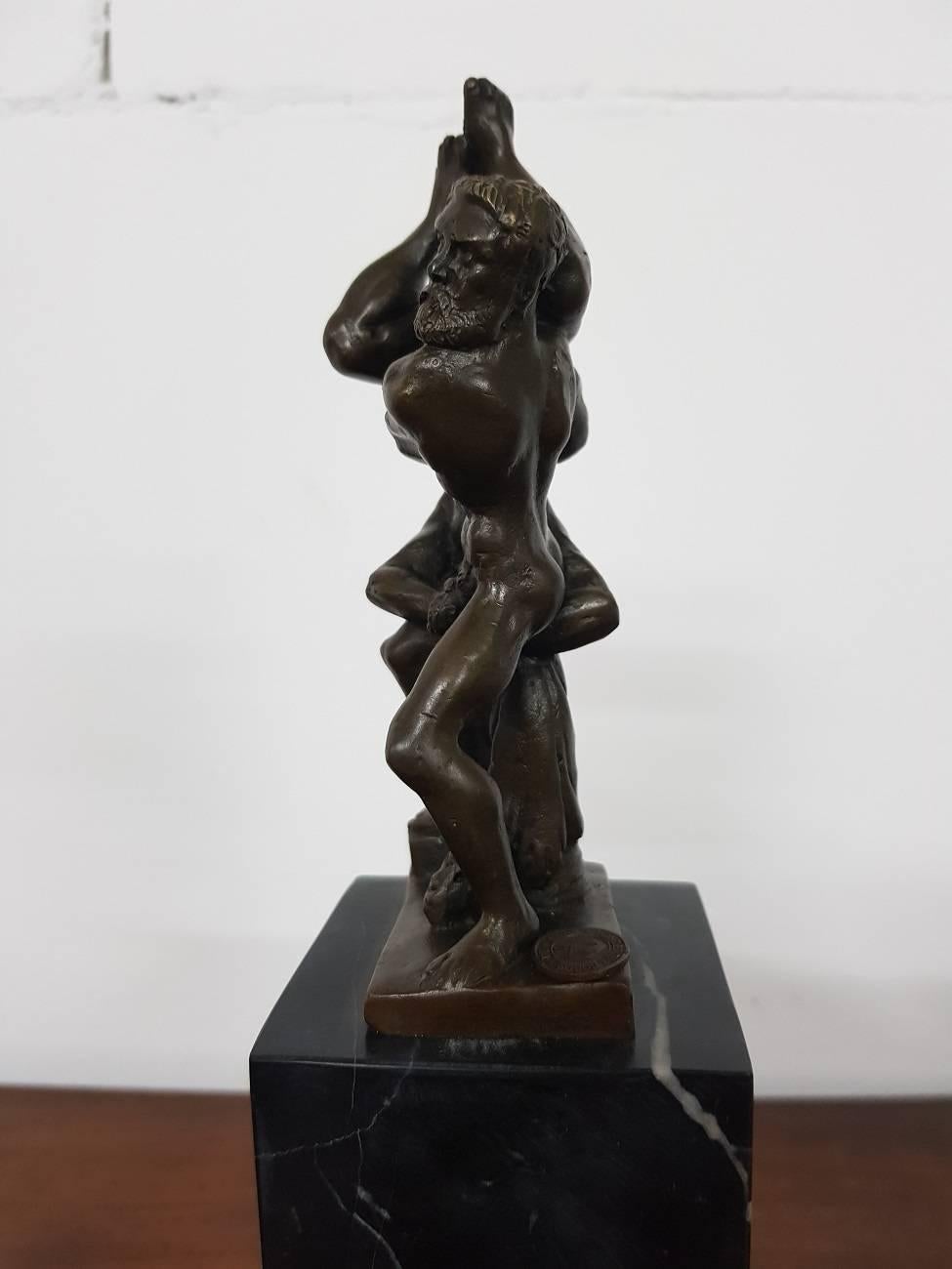 hercules bronze statue