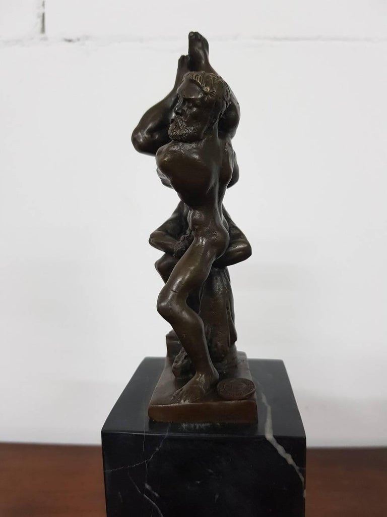 Late 20th Century French Bronze Statue of Hercules and ...