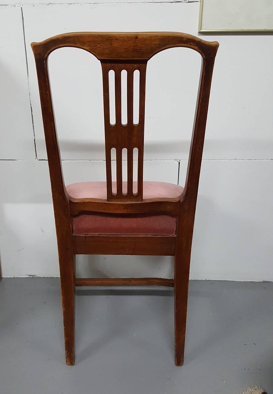Late 18th Century Dutch Oak Louis XVI Chair 1