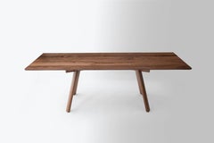 Ripley Dining Table, Solid Walnut, Six-Eight Person, Customizable