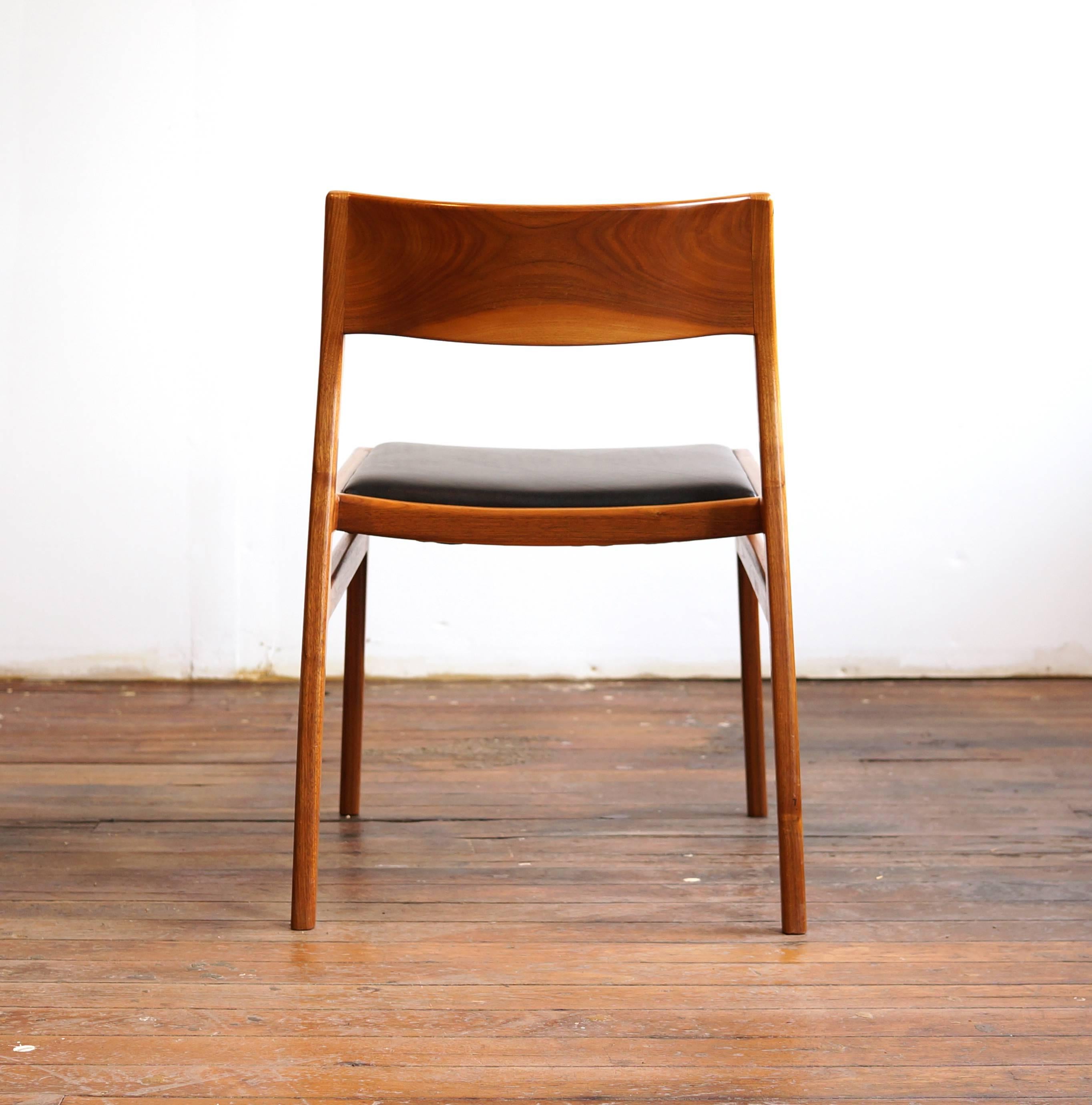 solid walnut dining chairs