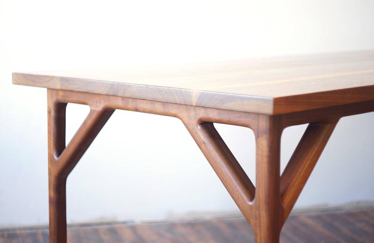 T01 Contemporary Handmade Solid Walnut Dining Table by Jason Lewis