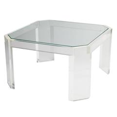 Mid-Century Belgian Lucite Coffee Table 7