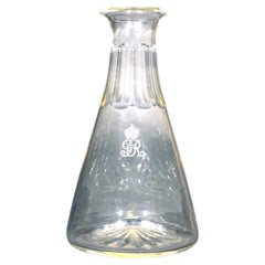 A Fine & Important Wine Carafe Bearing the Royal Cypher of George V, Circa 1925