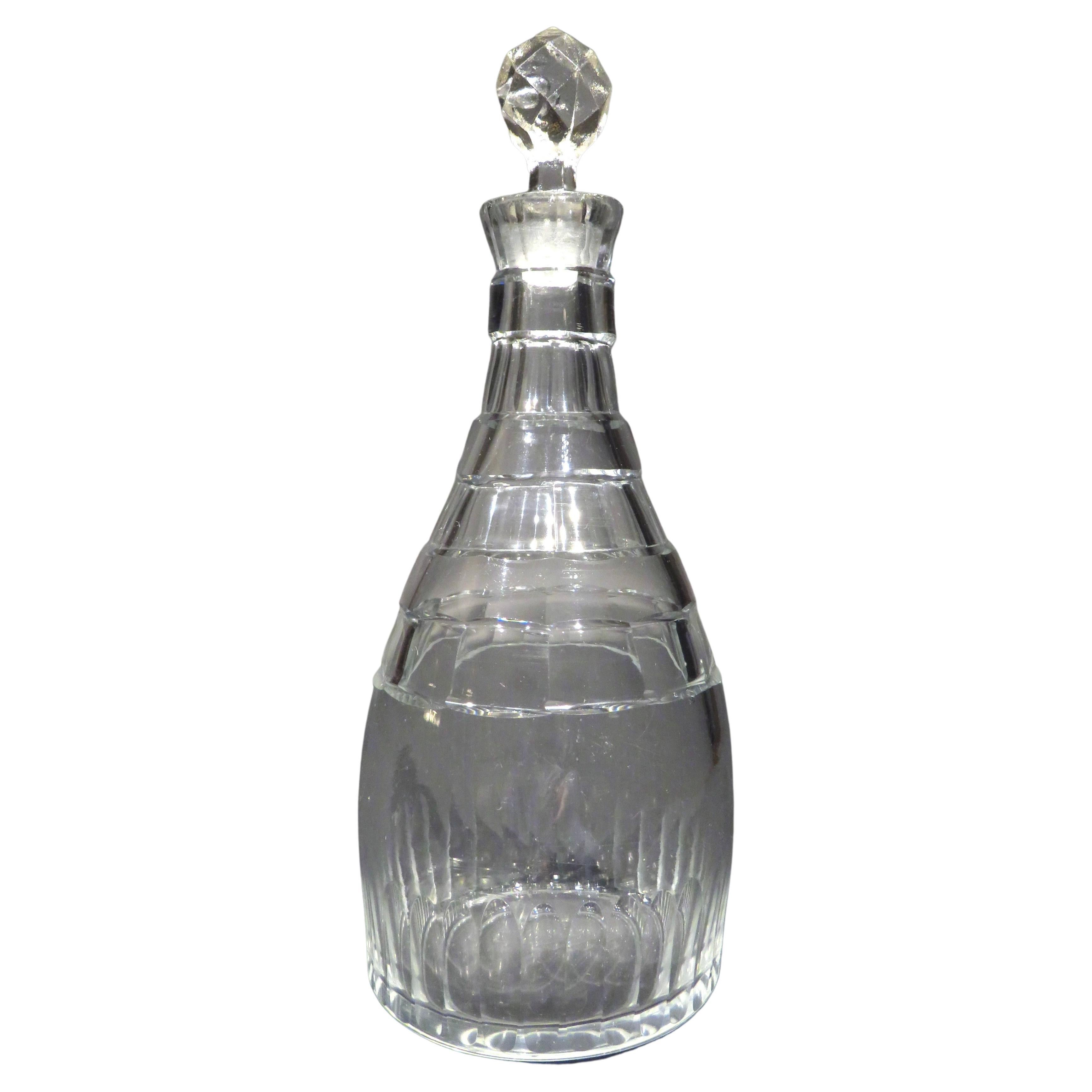 CutGlass Decanter For Sale at 1stDibs